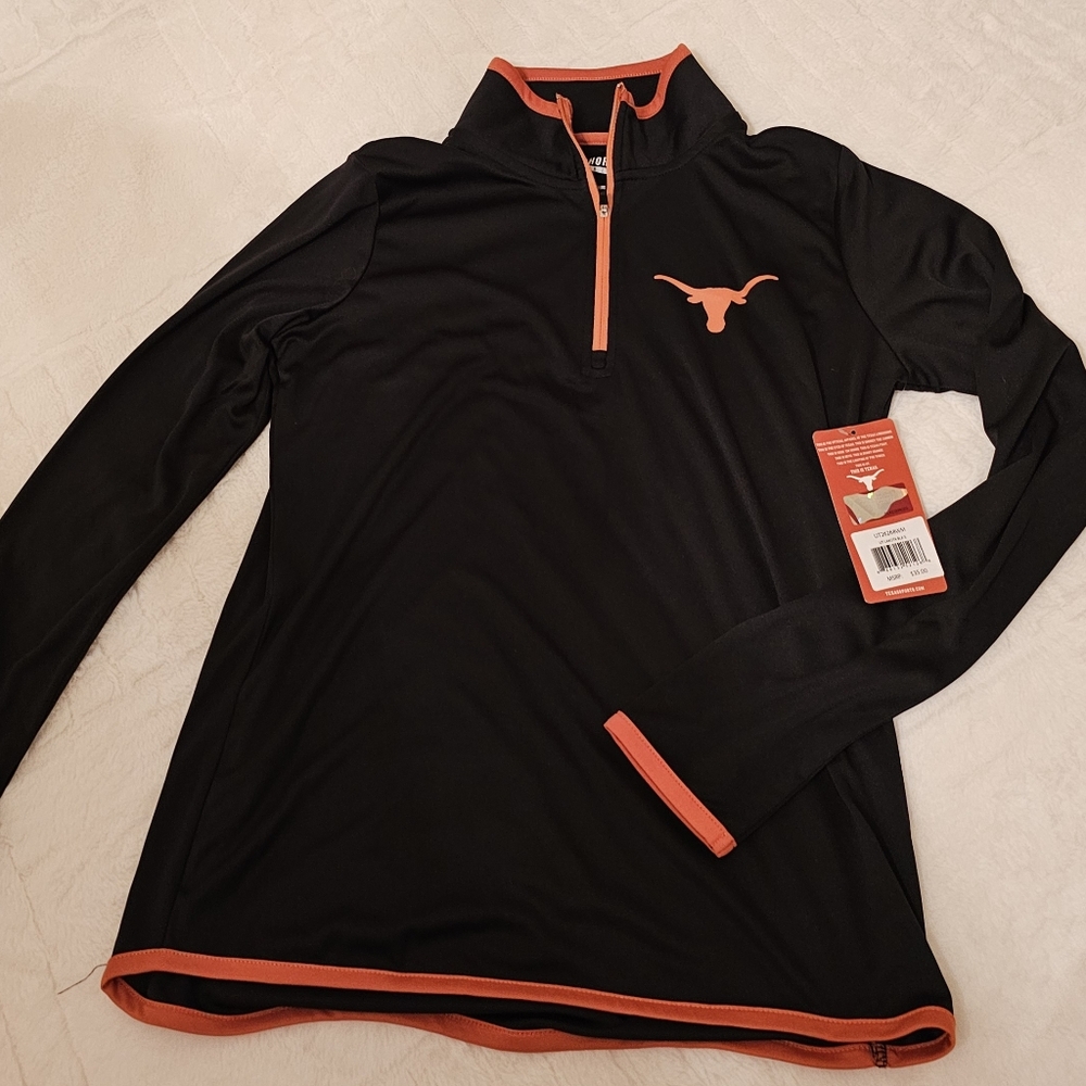 NWT University of Texas women's quarter zip